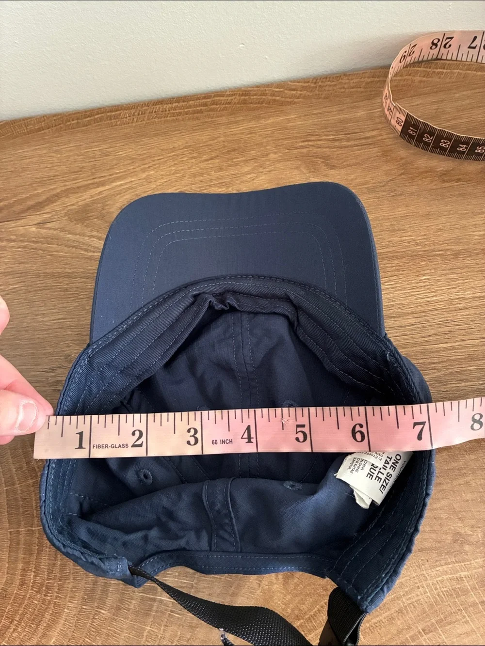 The North Face Youth Hat Navy Blue Logo Adjustable Baseball Cap Kids Junior